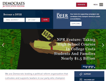 Tablet Screenshot of dfer.org